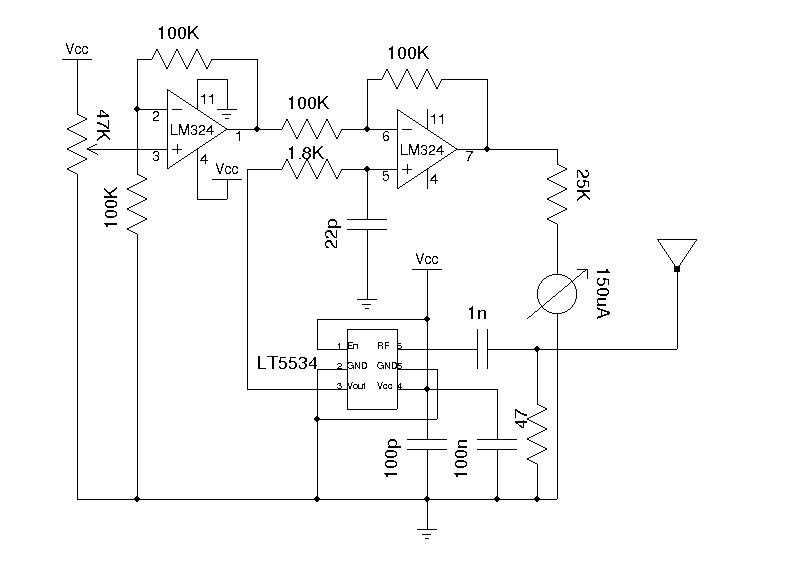 field strength meter schematic diagram