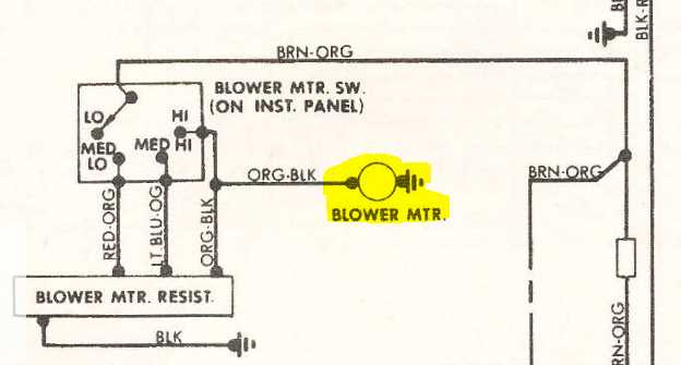 ford blower motor resistor wiring diagram