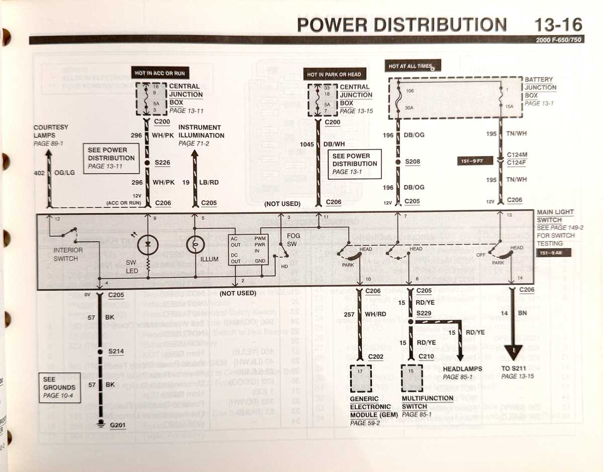 ford f650 wiring diagram
