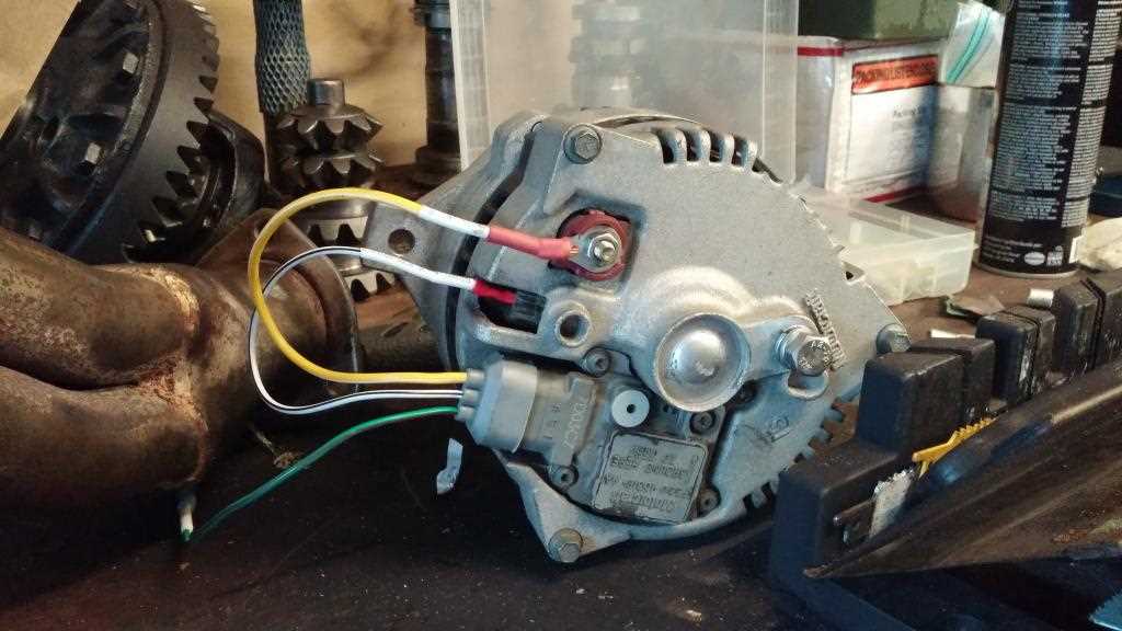ford simple 3 wire alternator wiring diagram