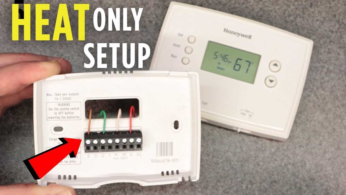 four wire thermostat wiring diagram