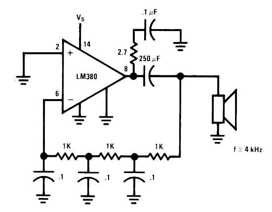 franklin oscillator circuit diagram