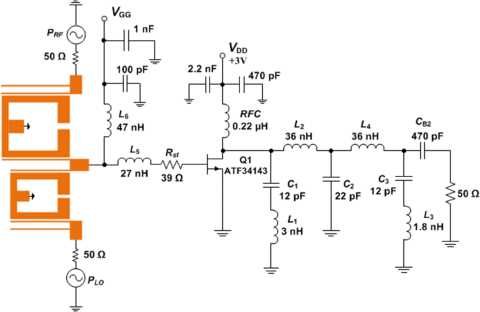 frequency mixer circuit diagram