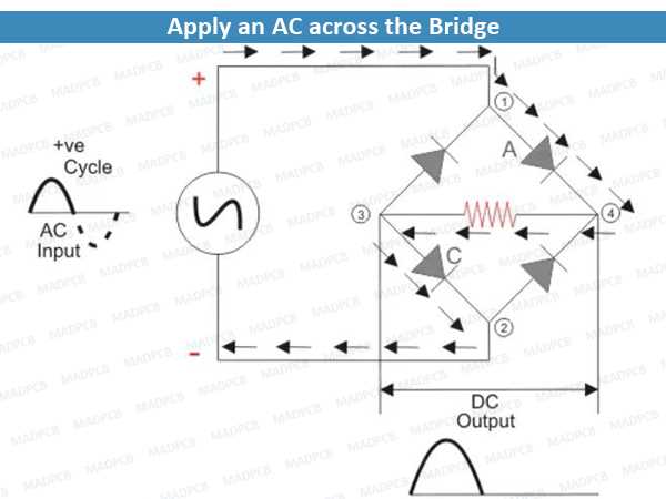 full wave rectification circuit diagram