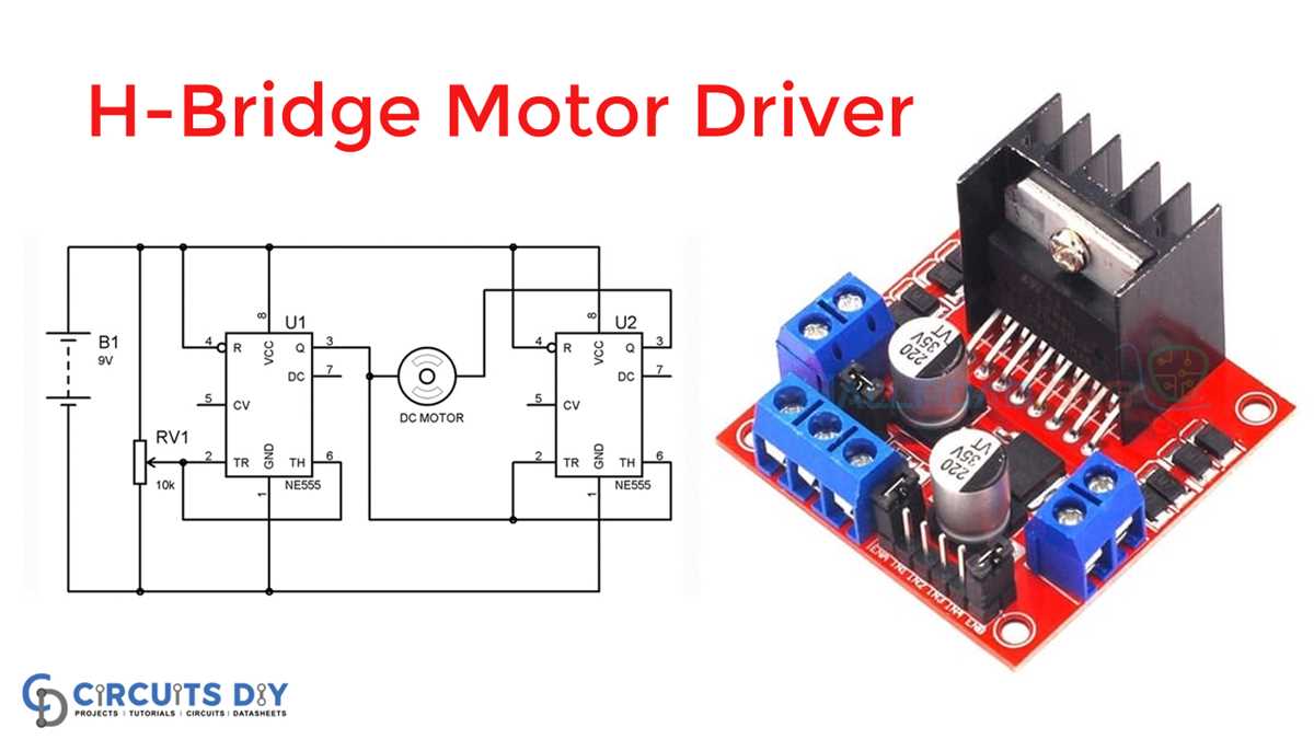 h bridge motor driver circuit diagram