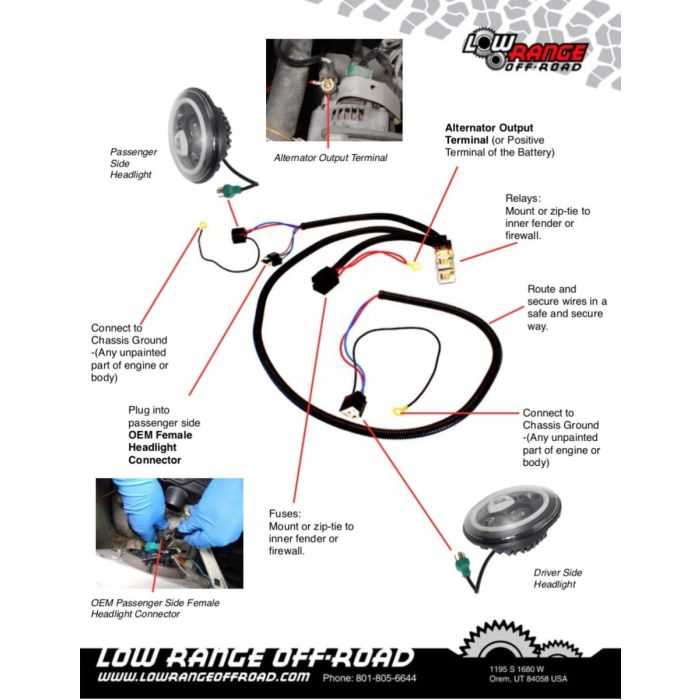 headlights wiring diagram