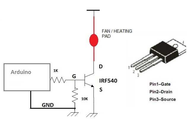 heating pad circuit diagram