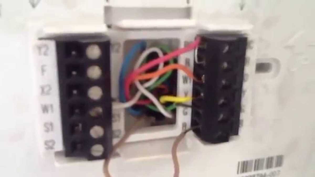 honeywell home thermostat wiring diagram for heat pump