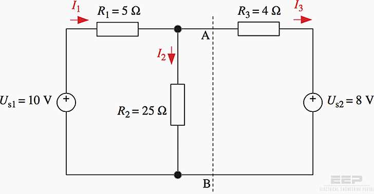 how to calculate current in a schematic diagram