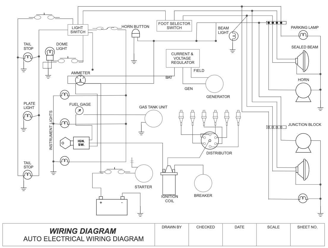 how to read electrical wiring diagram