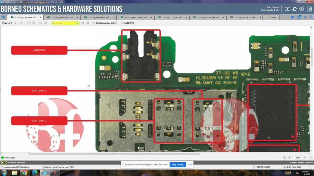huawei y7 prime schematic diagram