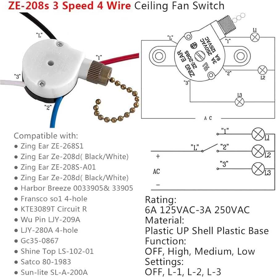 hunter fan switch wiring diagram