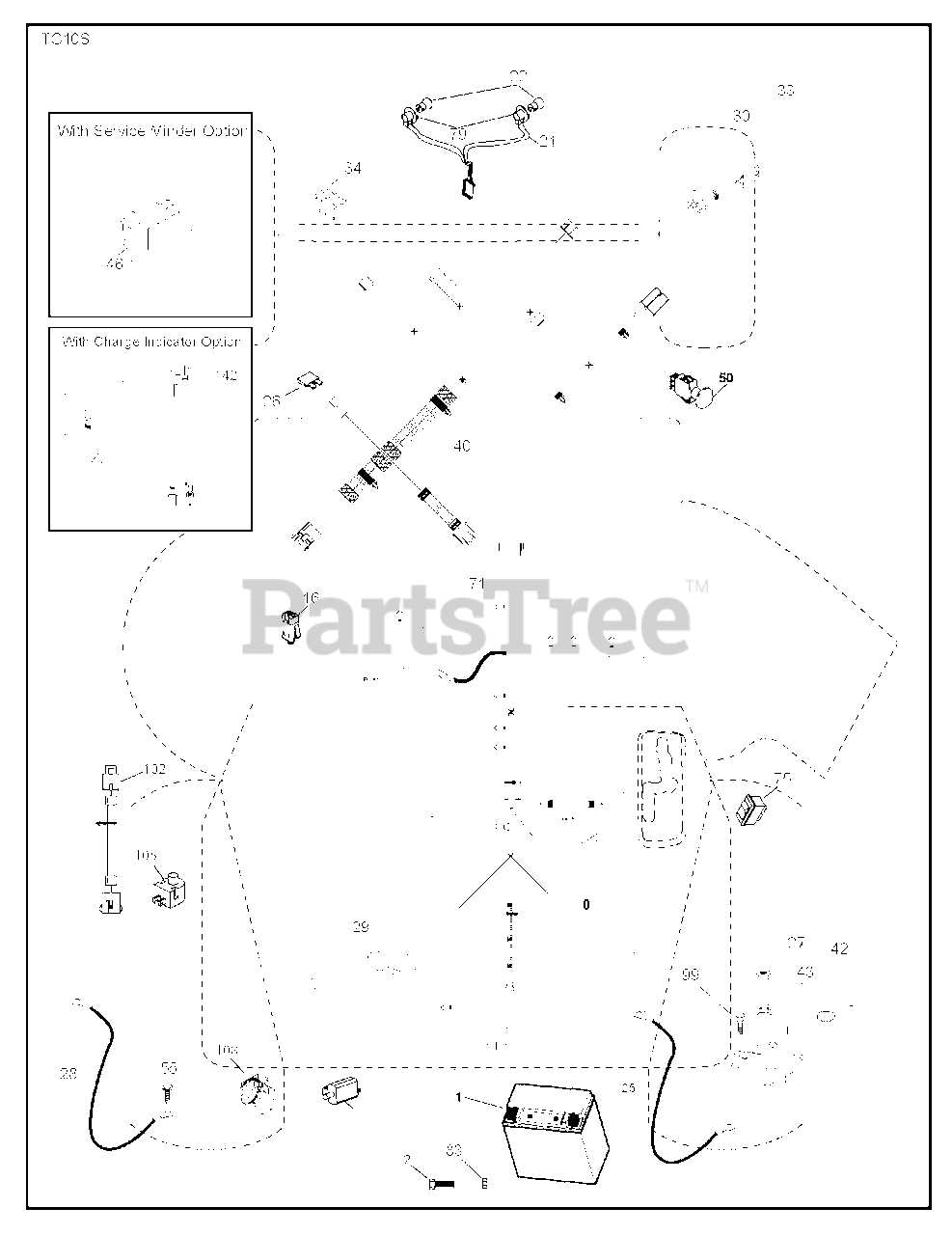 husqvarna schematic diagram for mowing deck
