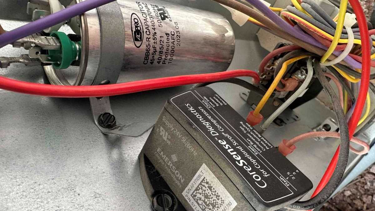 hvac capacitor wiring diagram