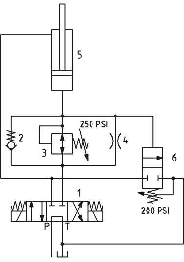 hydraulic press machine circuit diagram