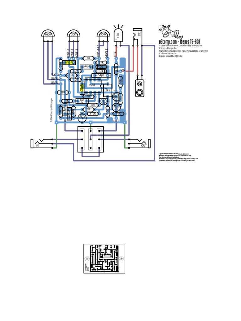 ibanez ts808 schematic diagram