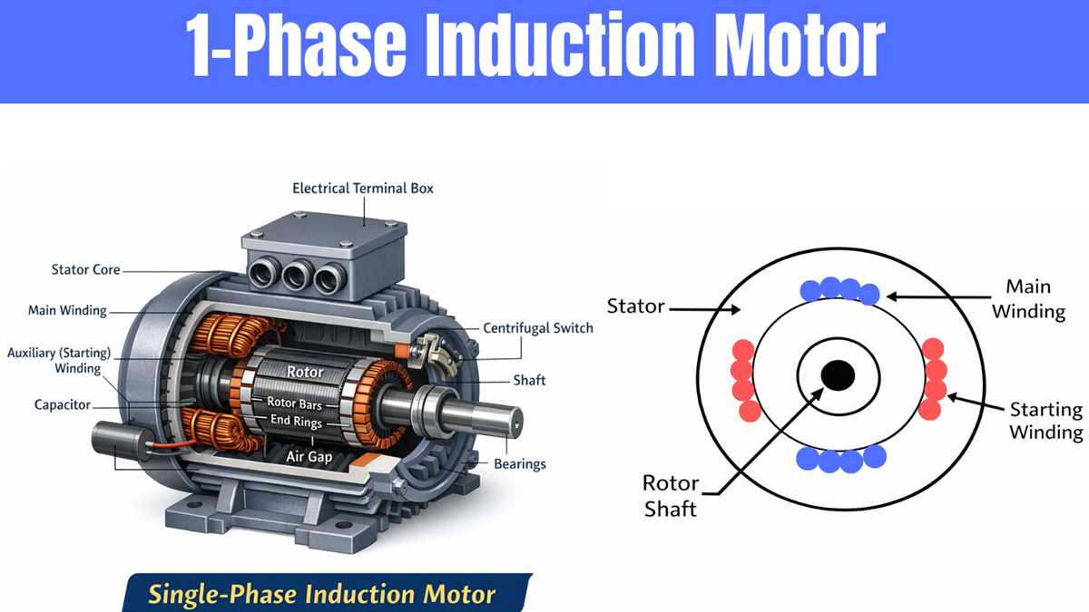 induction motor schematic diagram