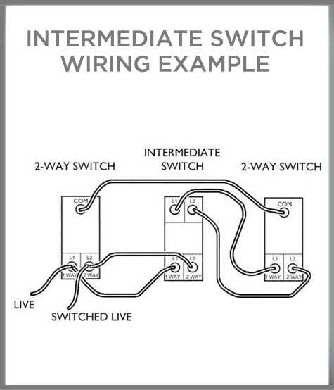 intermediate light switch circuit diagram