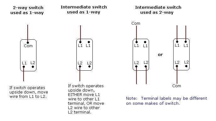 intermediate switch schematic diagram