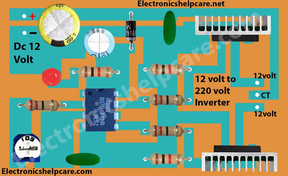 inverter circuit board diagram