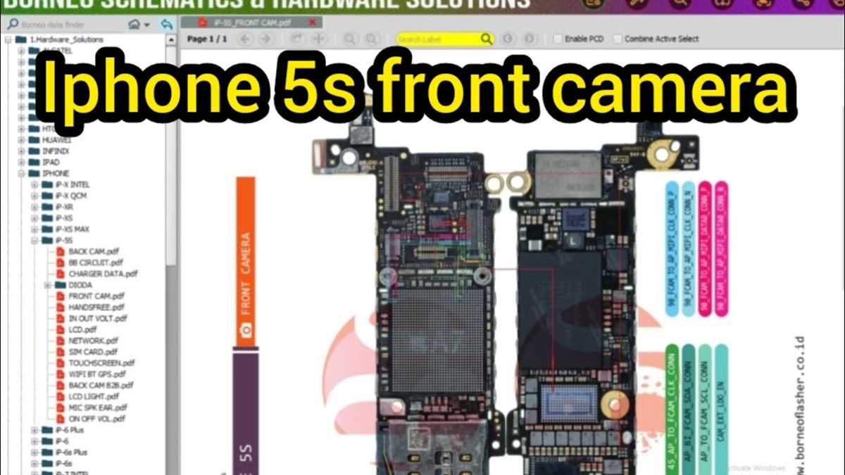 iphone 5s schematic diagrams