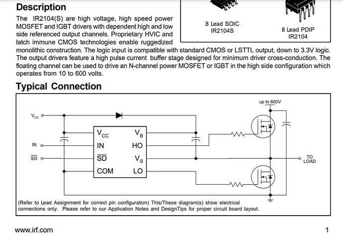ir2104 circuit diagram