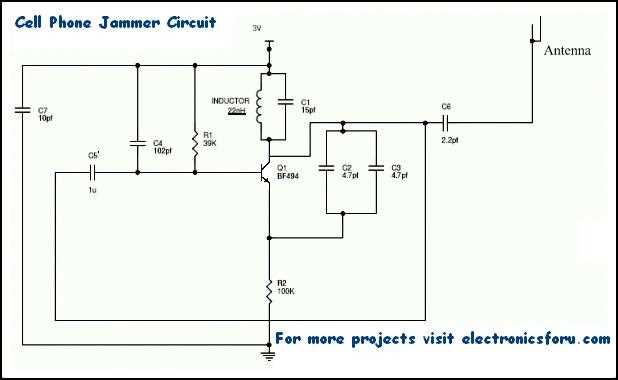 jammer circuit diagram