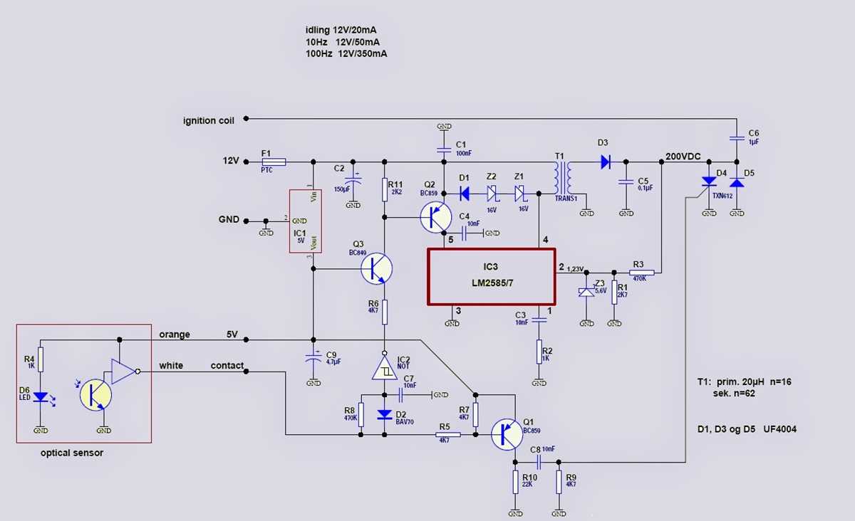 kokusan cdi ignition schematic diagram