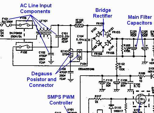 lcd monitor schematic diagram free download