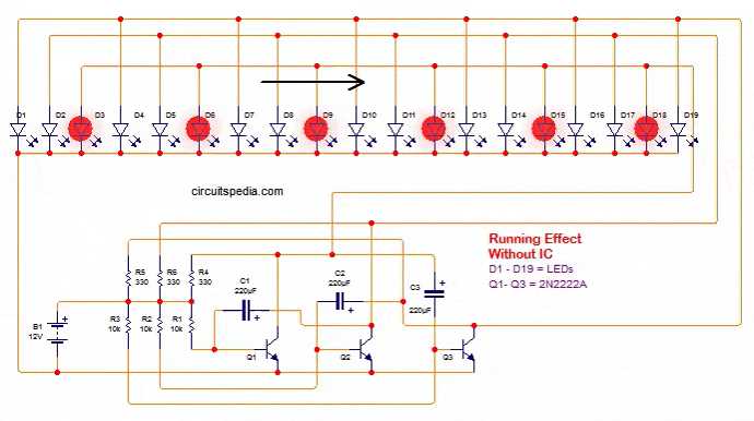 led parallel circuit diagram