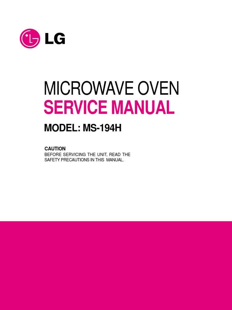 lg microwave schematic diagram
