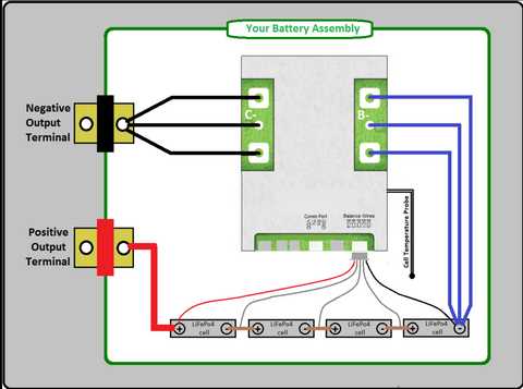 lifepo4 4s bms wiring diagram