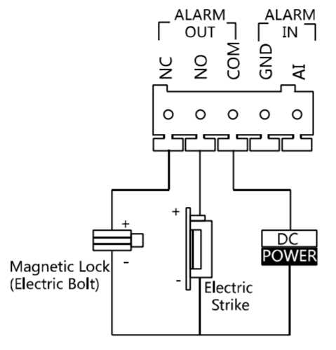 mag lock wiring diagram