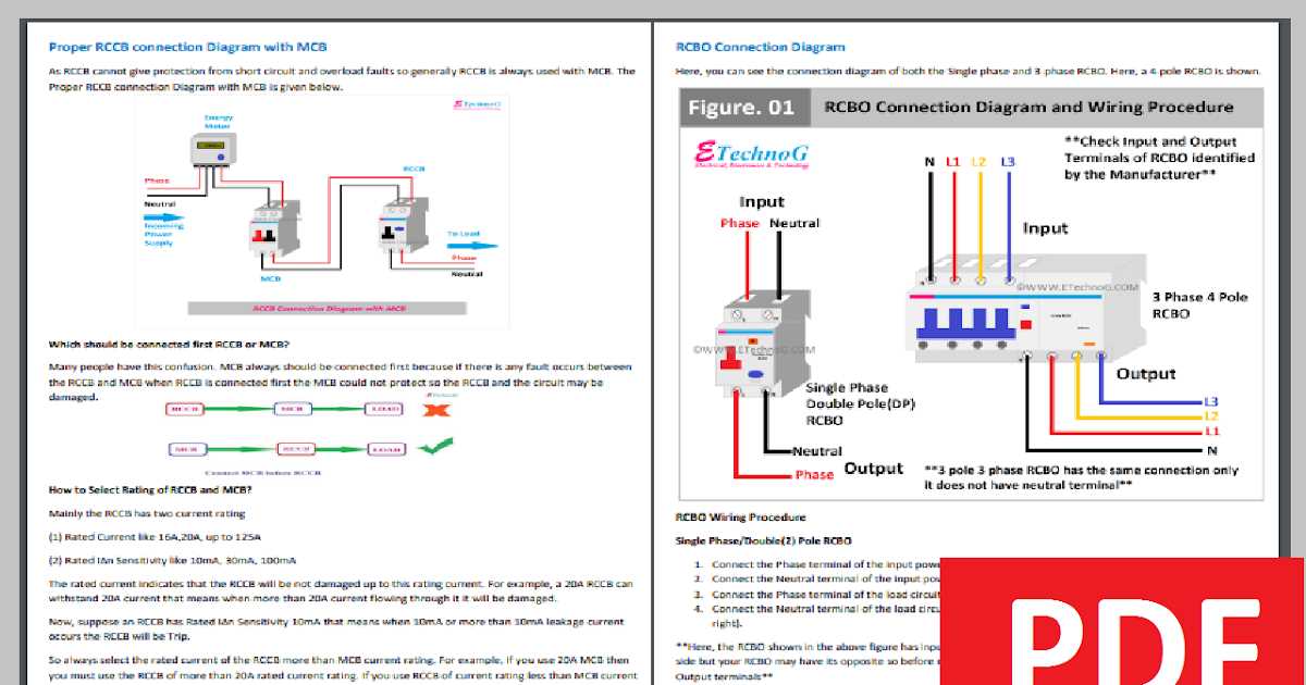 mccb circuit diagram