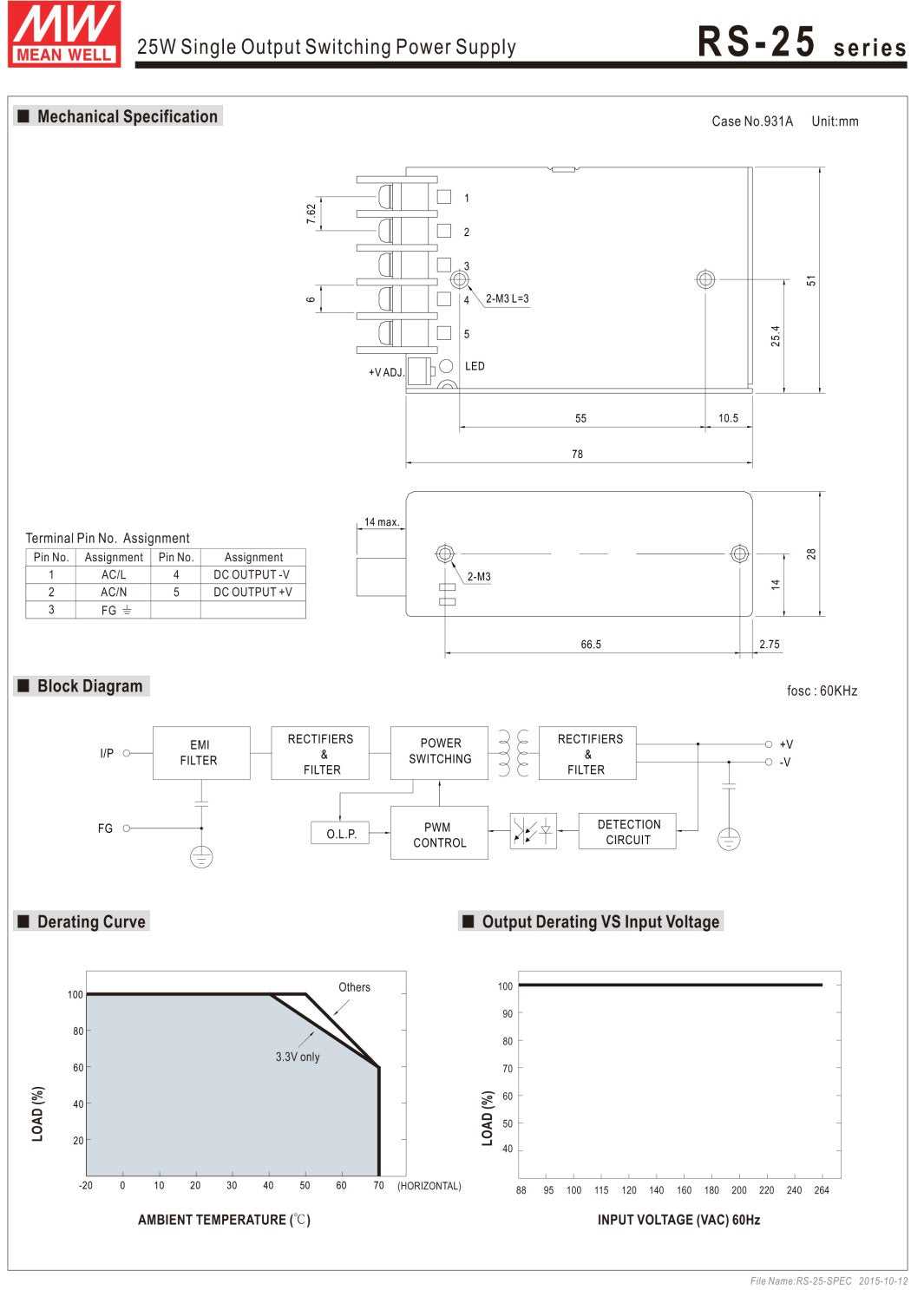 mean well power supply circuit diagram