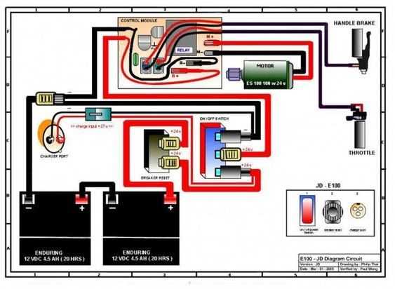 mobility scooter schematic diagram