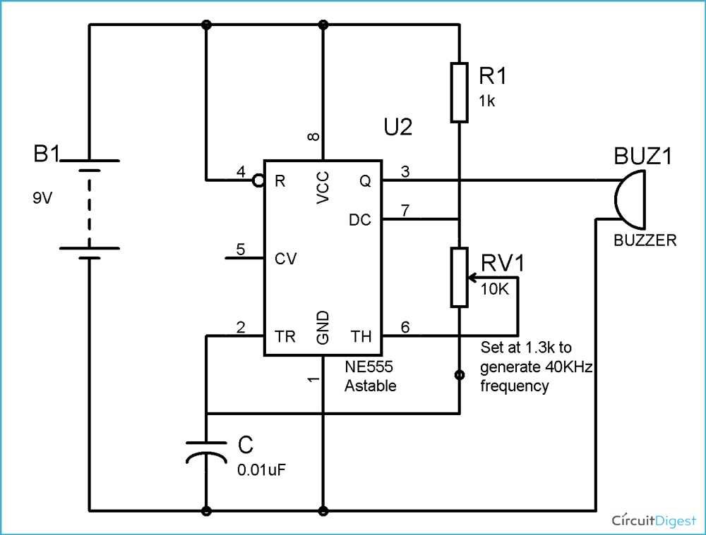 mosquito repellent schematic diagram
