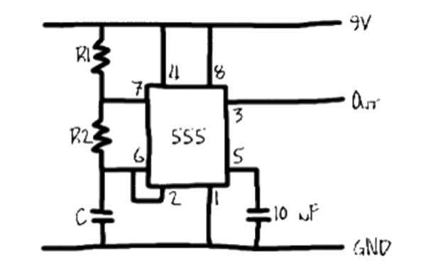 multivibrator circuit diagram