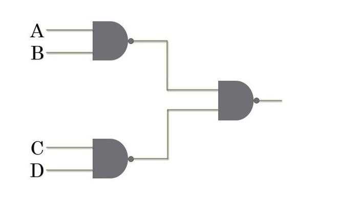 nand gate circuit diagram