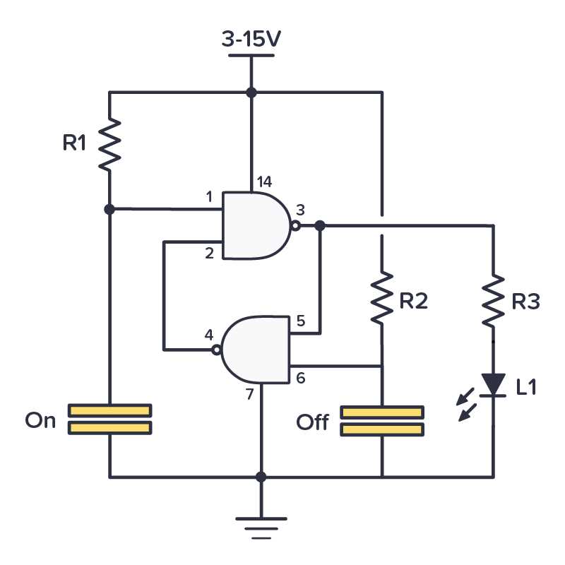 nand gate circuit diagram