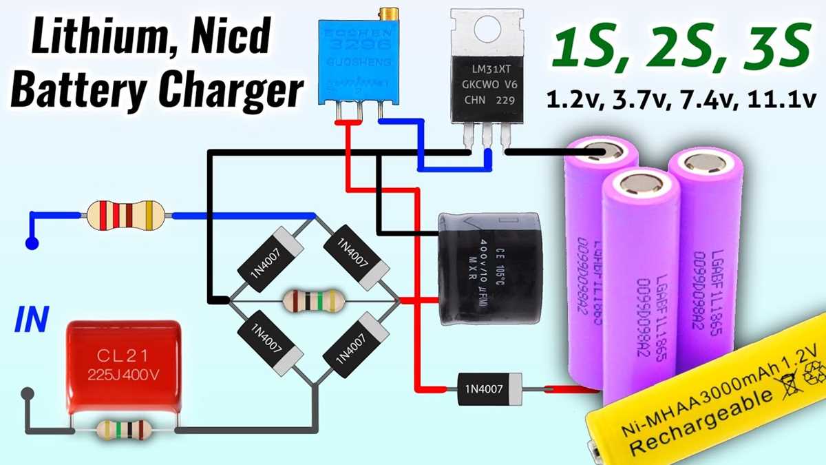 nicd battery charger circuit diagram