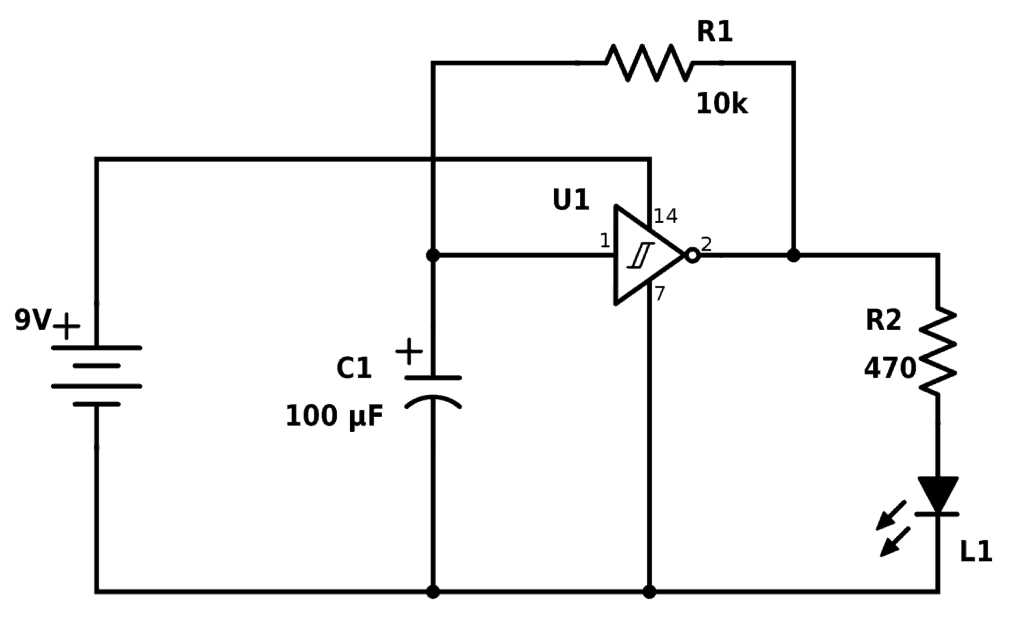 not gate circuit diagram using diode