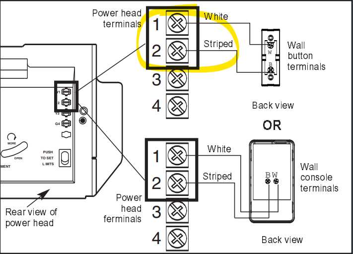 old genie garage door opener wiring diagram