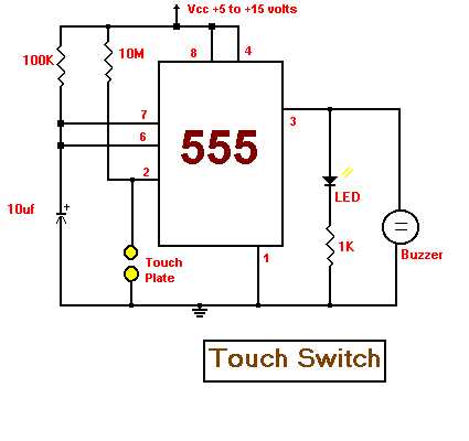one touch on off switch circuit diagram
