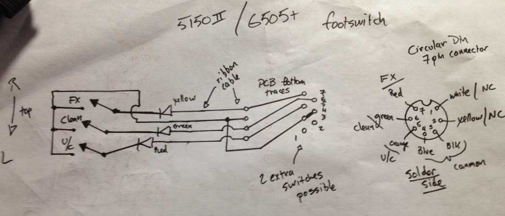 peavey 5150 schematic diagram