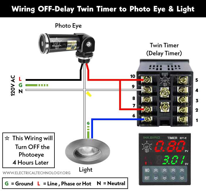 photo eye wiring diagram