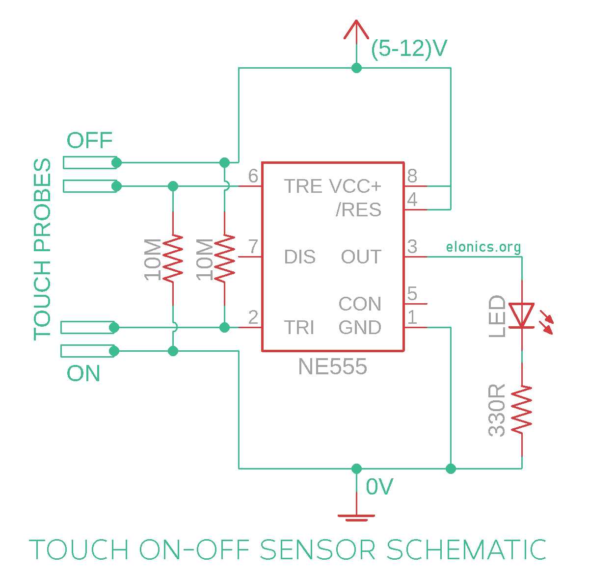 photo sensor switch circuit diagram
