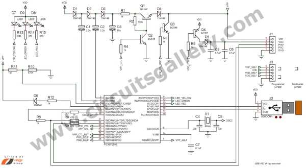 pic programmer circuit diagram and software