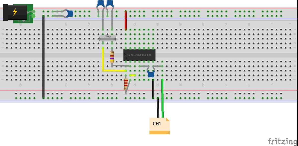 pierce oscillator circuit diagram