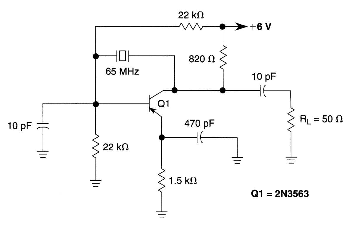 pierce oscillator circuit diagram